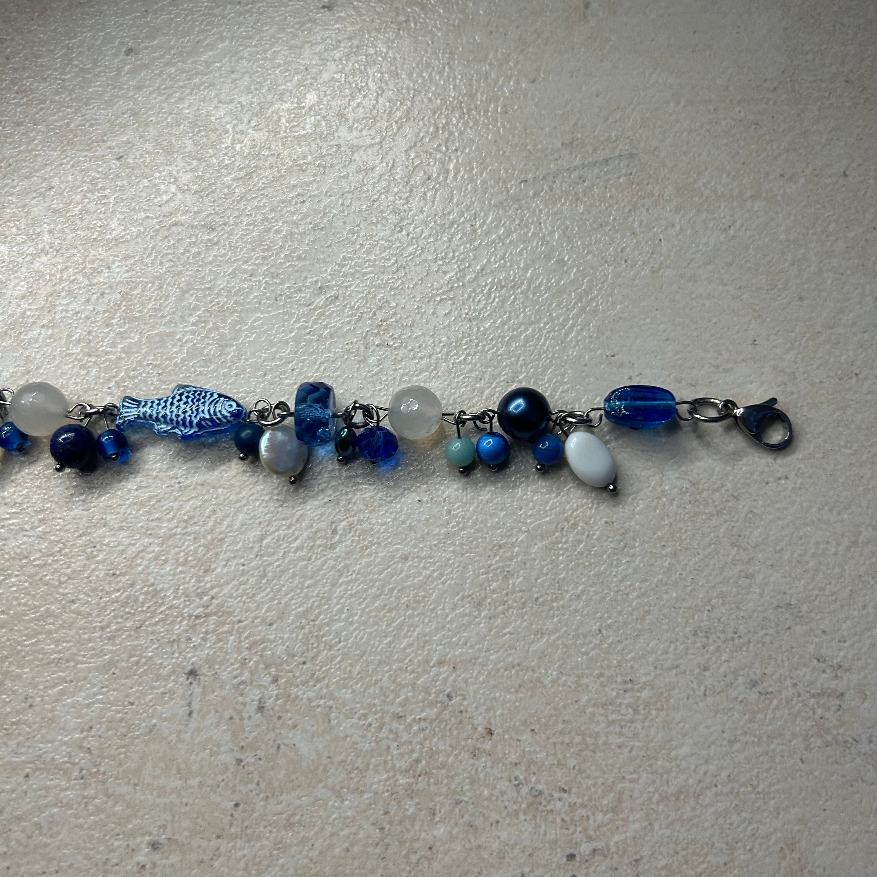 blue fish bracelet