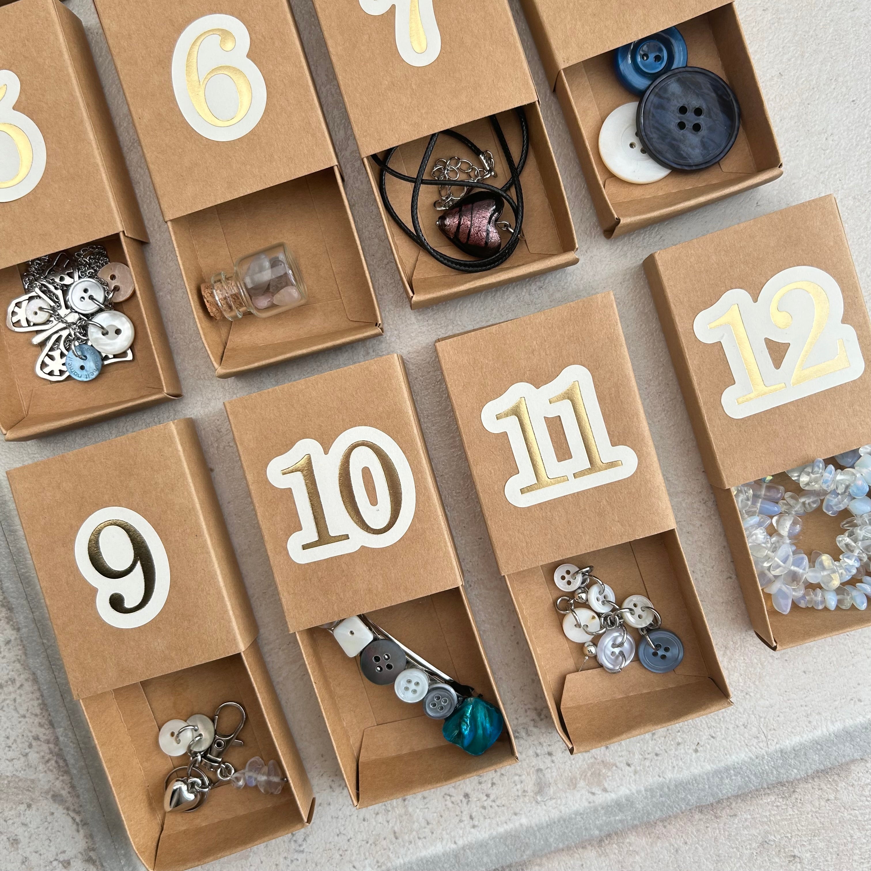 12 day advent calendar (silver tones)