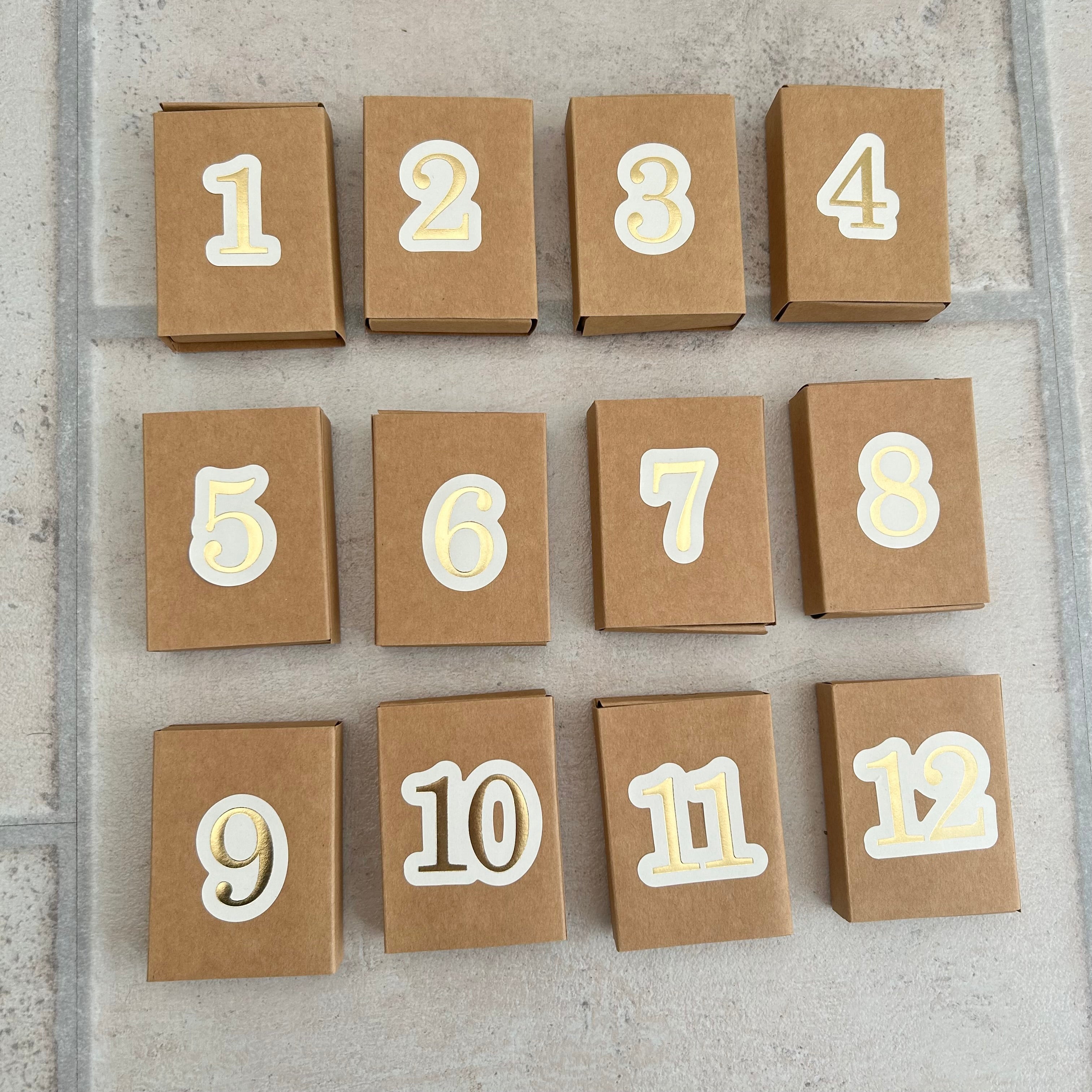 12 day advent calendar (silver tones)