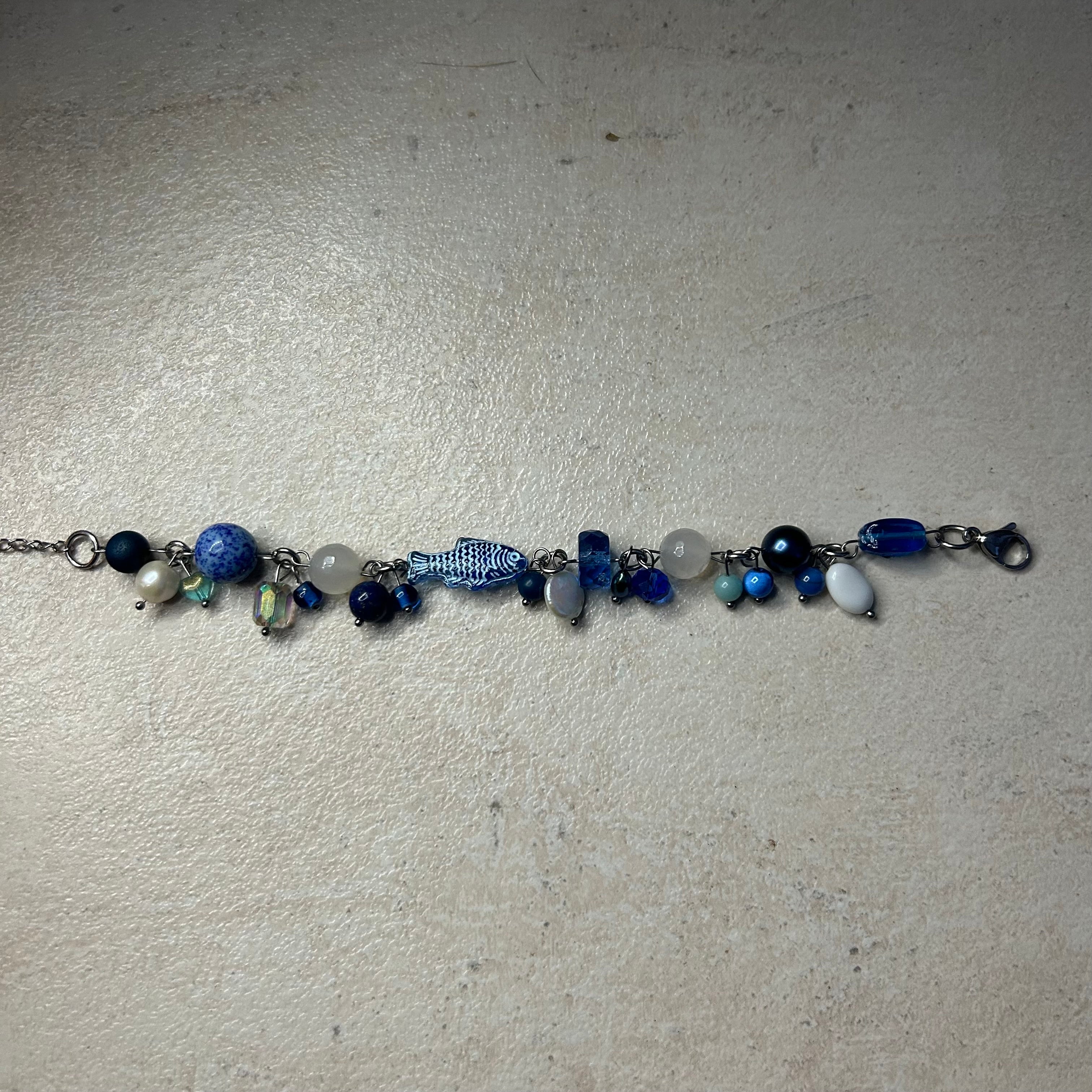 blue fish bracelet