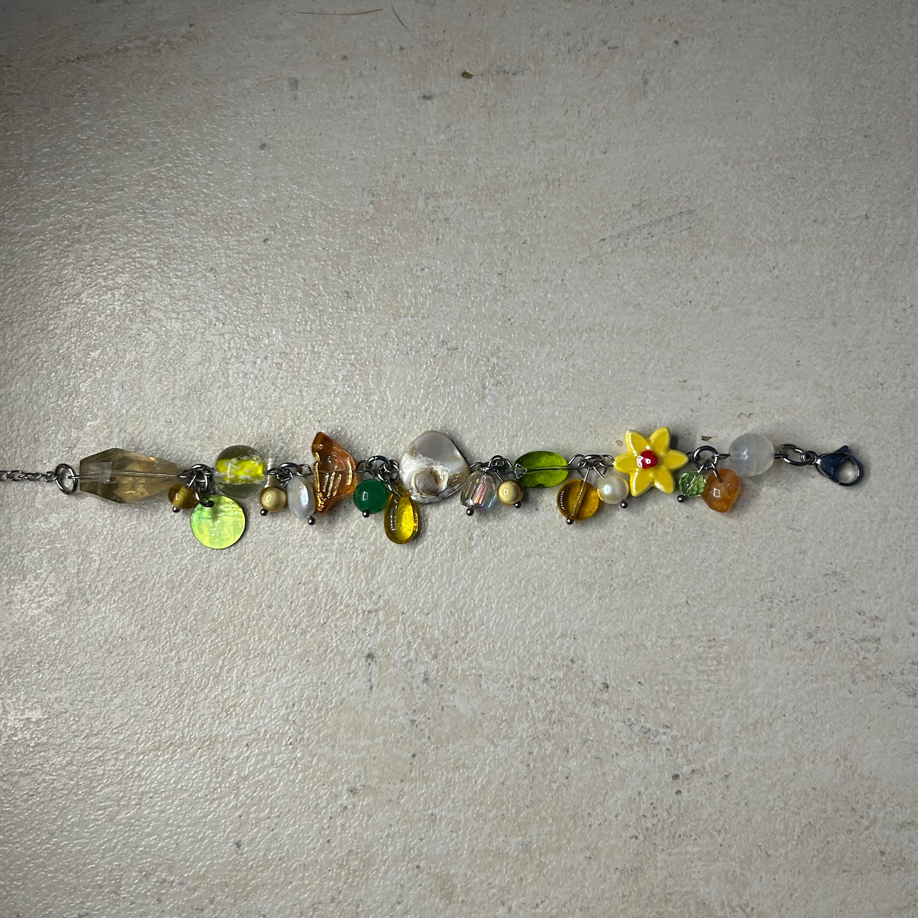 spring cluster bracelet