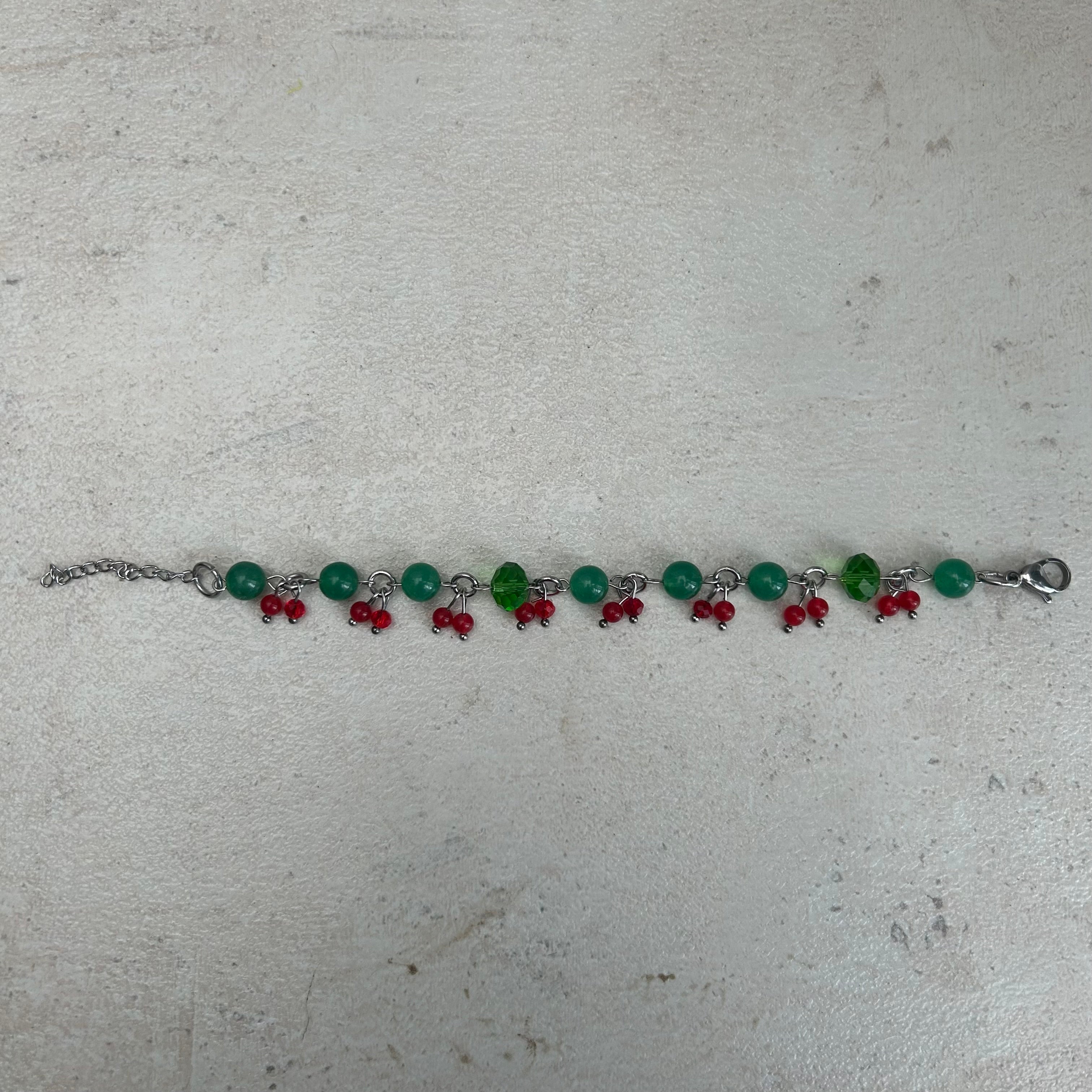 Christmas beaded bracelet