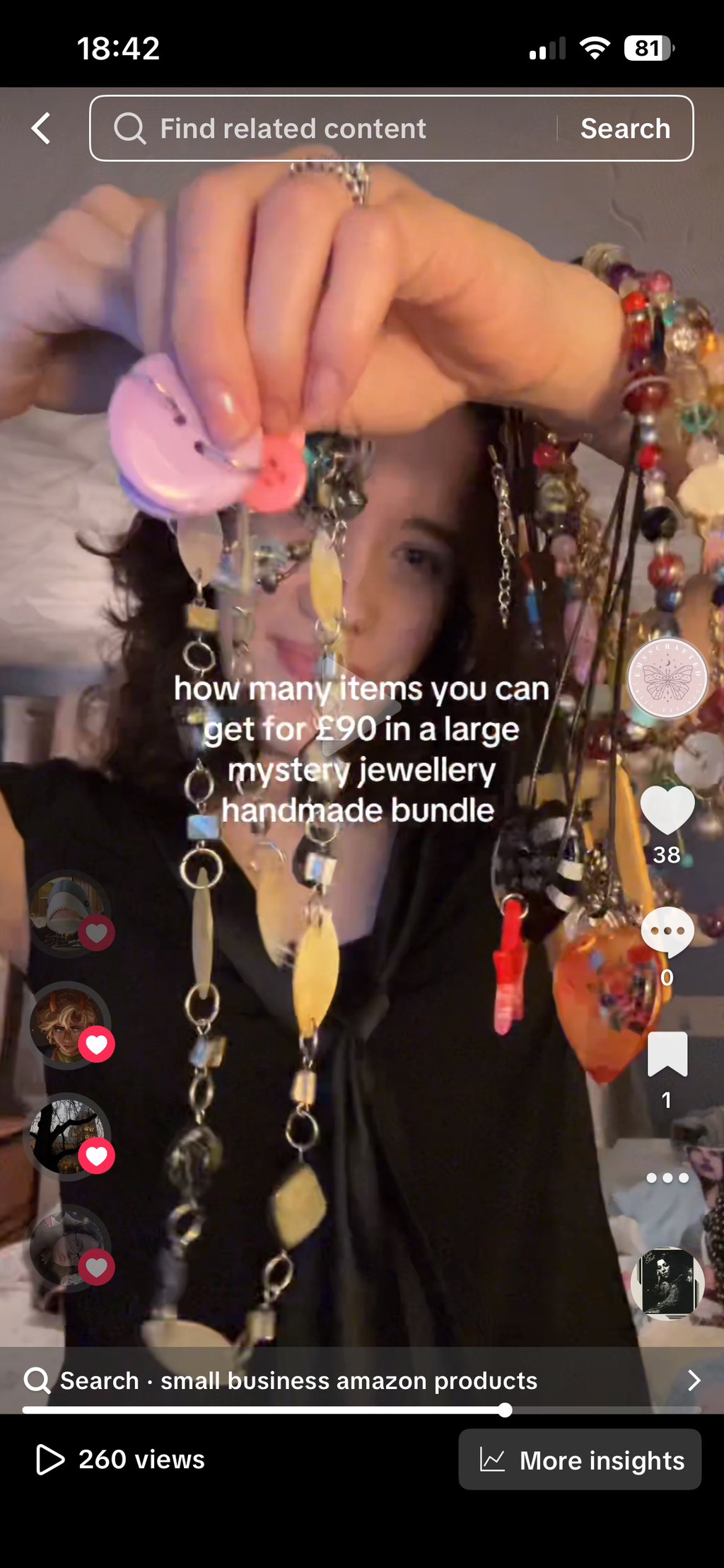 large handmade mystery jewellery bundle