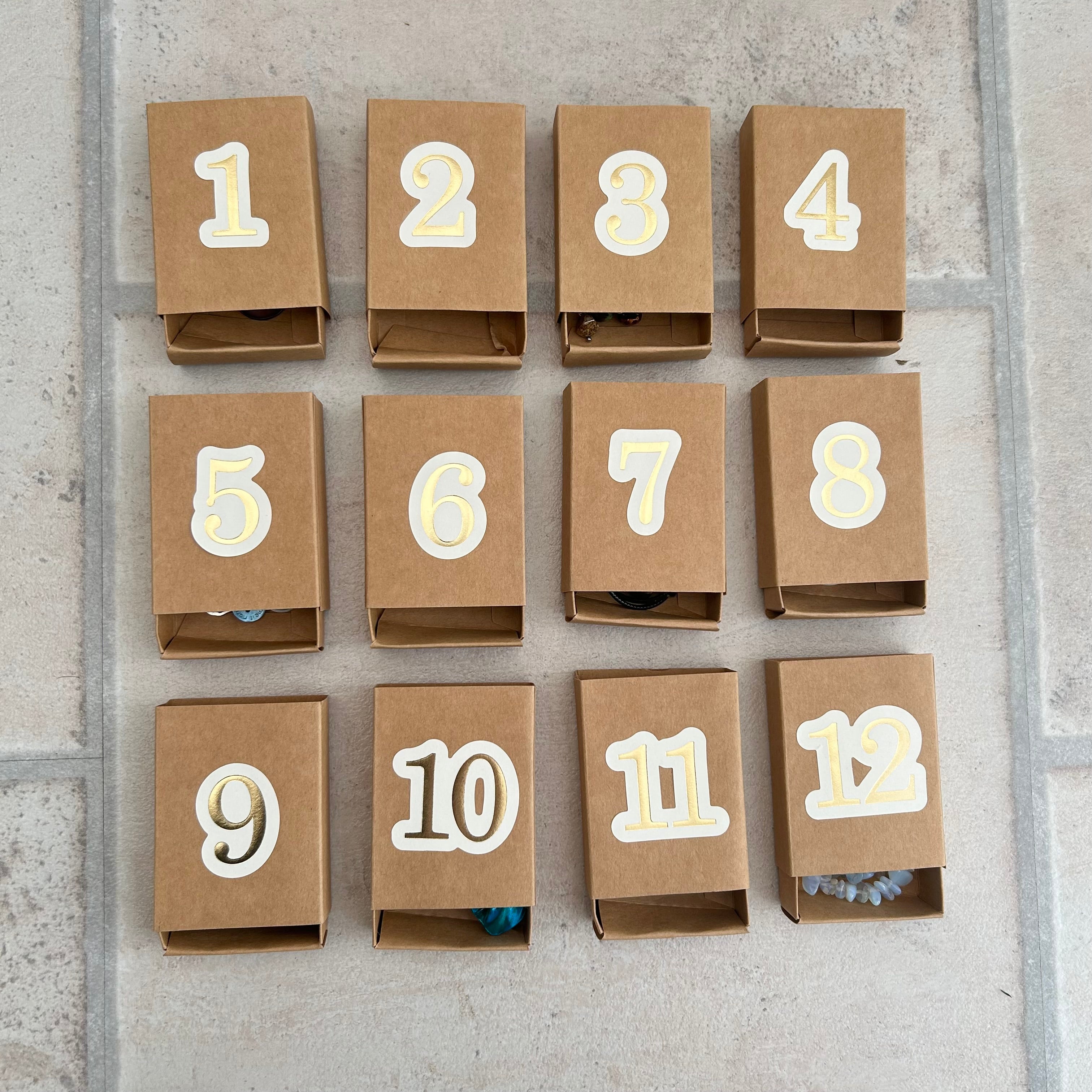 12 day advent calendar (silver tones)