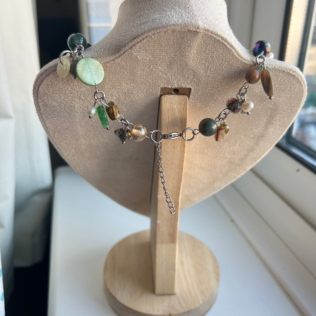 Snail core 🐌 cluster clutter necklace